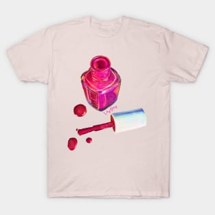 Pink nail polish T-Shirt